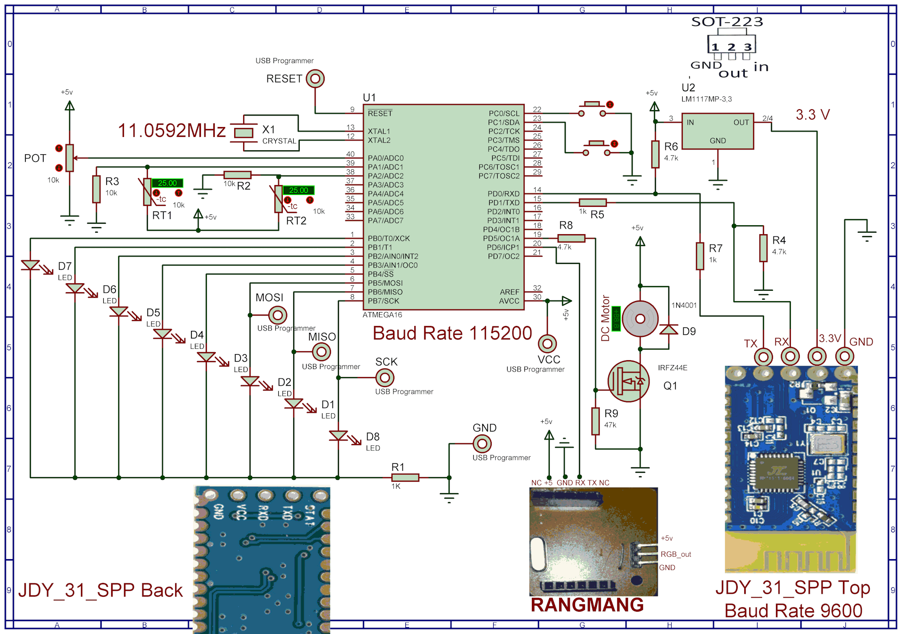 Bluetooth 3.3V schematic