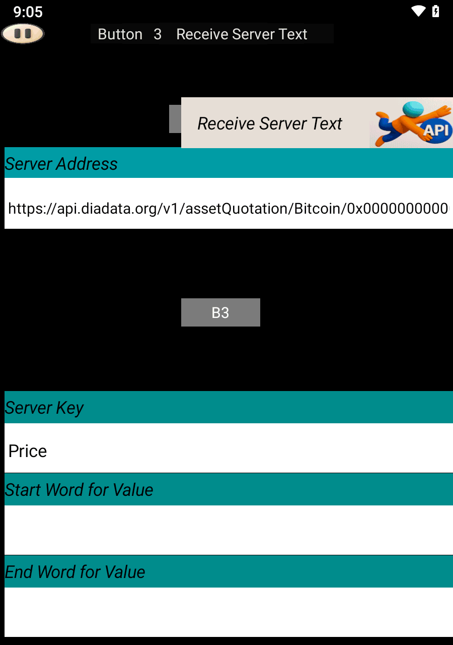 Filter Setup Screenshot
