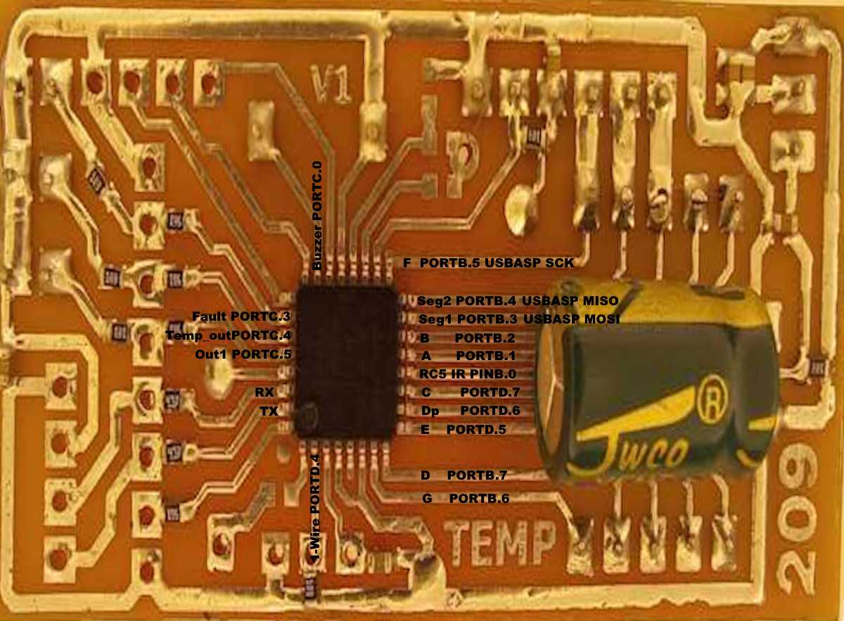 TEMP209 pinout