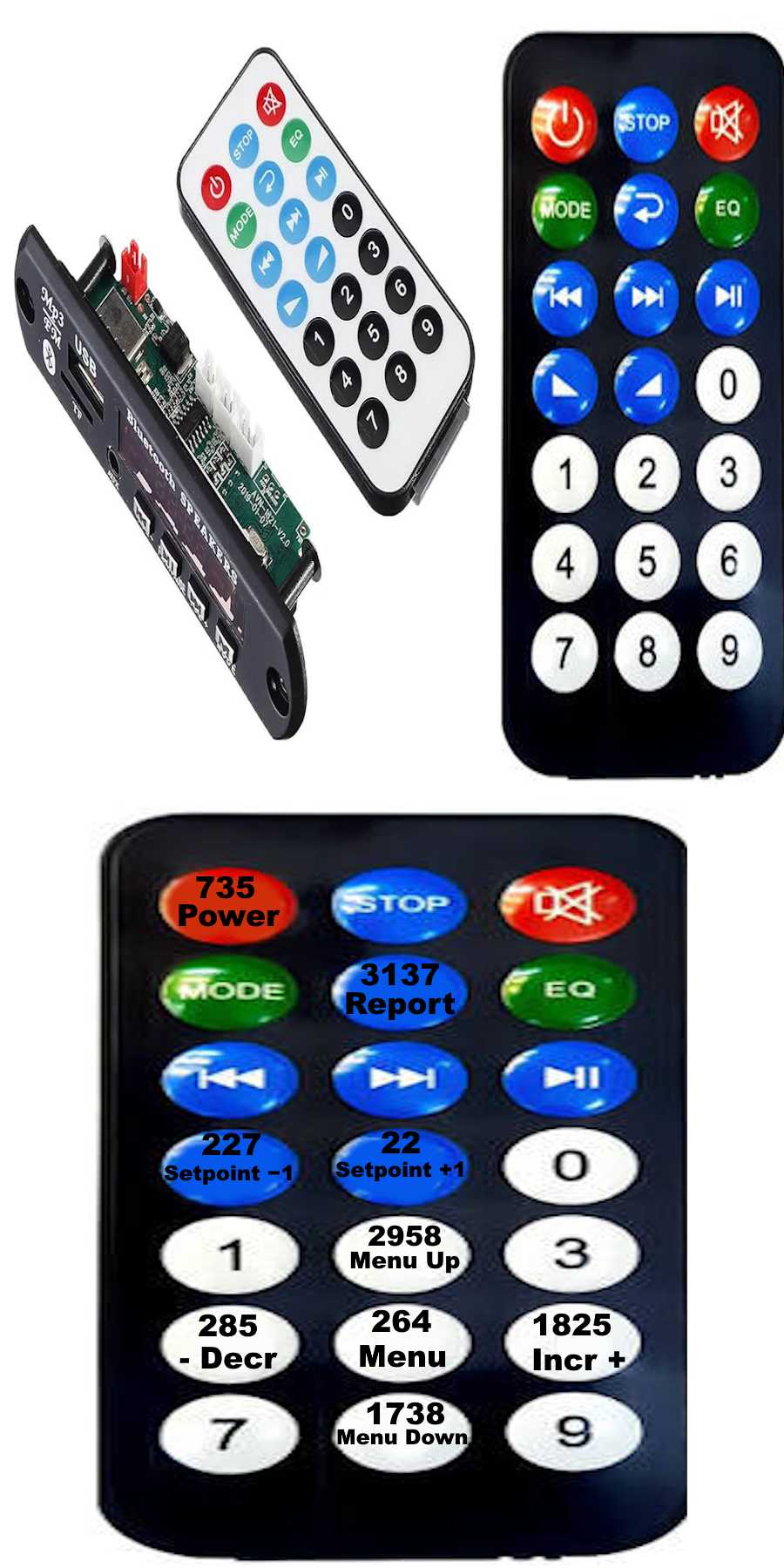 Sample RC5 remote